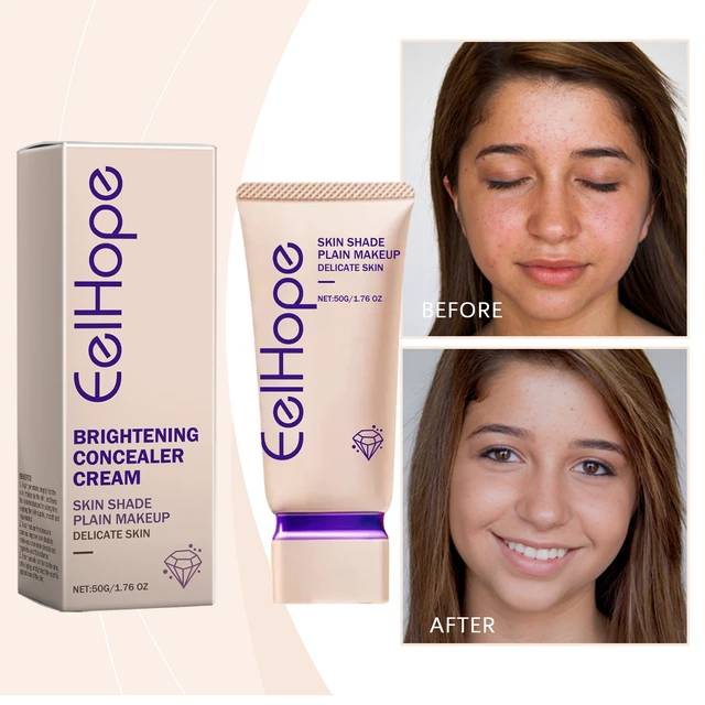 Alt view image 2 of 6 - Lightweight Natural Moisturizing Concealer Cream for Delicate No-Makeup Look