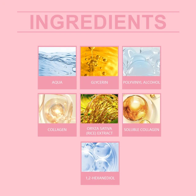 Alt view image 4 of 5 - Rice Hydrating Tear Mask Lightweight Moisturizing Skin Brightening Rejuvenation Face Mask