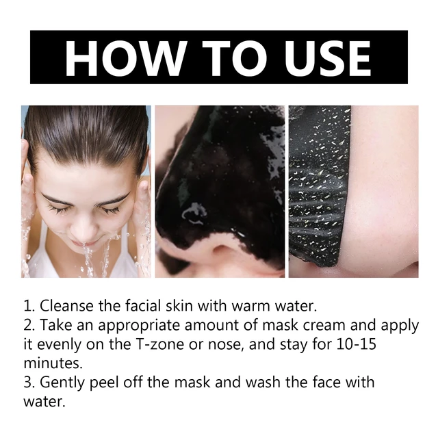 Alt view image 6 of 6 - Oil Control & Moisturizing Peel-Off Pore Care, Deep Cleansing Blackhead Removal Mask