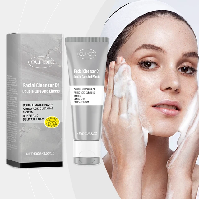 Alt view image 2 of 7 - Dual-Action Hydrating Face Wash Gentle Deep Cleanser Refreshing & Moisturizing Skin Care