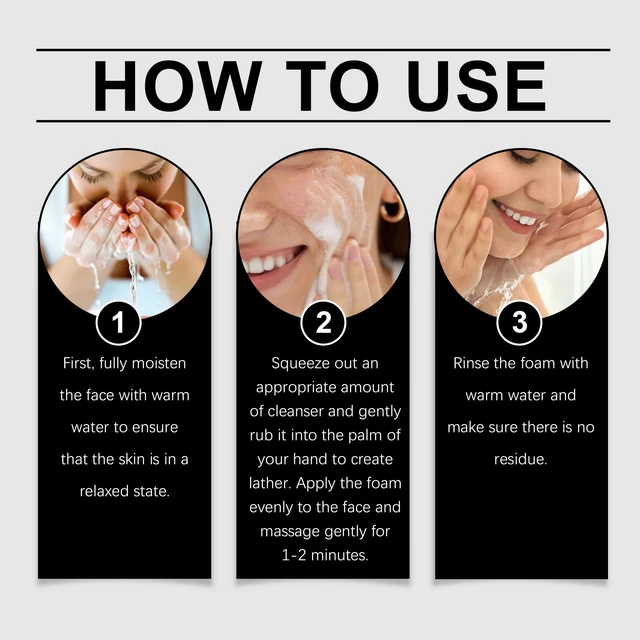 Alt view image 7 of 7 - Dual-Action Hydrating Face Wash Gentle Deep Cleanser Refreshing & Moisturizing Skin Care
