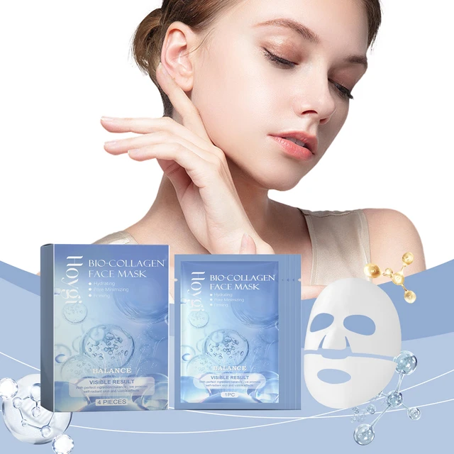 Alt view image 2 of 5 - Boxed Collagen Hydrating Face Mask - Gentle Moisturizing & Skin Refreshing Care