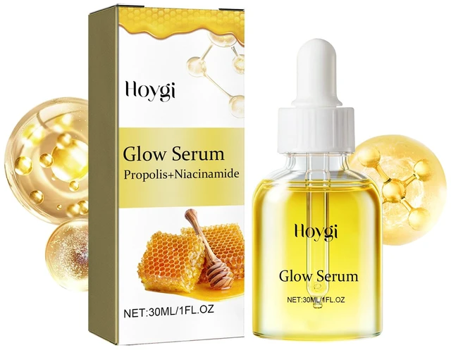 Main image of Propolis Niacinamide Essence Hydrating Skin Brightening Cream Fades Dark Spots & Fine Lines