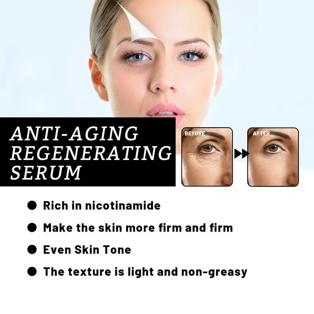 Alt view image 4 of 7 - Anti-Wrinkle Essence Water Rehydration Repair Skin Barrier Elastic Moisturizing Compact Whitening Facial Fading Color Spots Fine lines