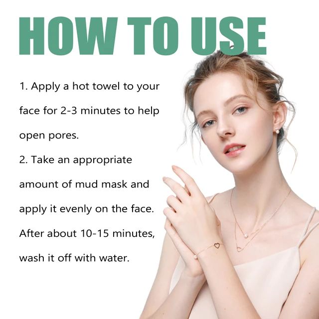 Alt view image 6 of 6 - Green Tea Purifying Mud Face Mask Deep Cleansing Hydrating Brightening Acne Removal Skincare