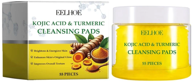 Main image of Nourishment & Refreshing Care, Skin Brightening, Turmeric Facial Cleansing Pads for Gentle Deep Cleaning