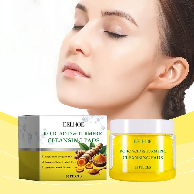 Alt view image 2 of 6 - Nourishment & Refreshing Care, Skin Brightening, Turmeric Facial Cleansing Pads for Gentle Deep Cleaning