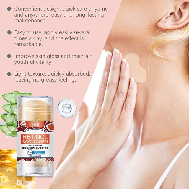 Alt view image 3 of 7 - Moisturizes & Tightens for Swan Neck Appearance, Hydrates, Reduces Neck Lines, Neck & Face Care Stick - Brightens Skin