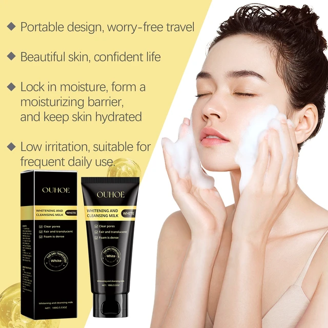 Alt view image 3 of 6 - Niacinamide Brightening Face Wash Deep Clean Hydrating Gentle Non-Drying Moisturizing Cleanser