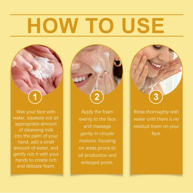 Alt view image 6 of 6 - Niacinamide Brightening Face Wash Deep Clean Hydrating Gentle Non-Drying Moisturizing Cleanser