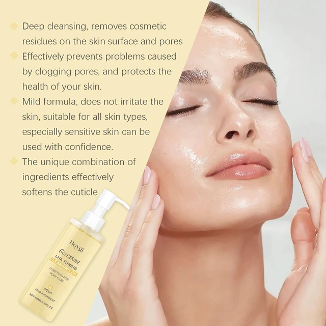 Alt view image 2 of 5 - Mild Facial Cleansing Oil Gentle Makeup Remover Refreshing Skin Care Emulsion