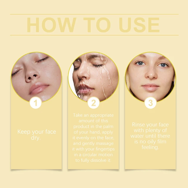 Alt view image 5 of 5 - Mild Facial Cleansing Oil Gentle Makeup Remover Refreshing Skin Care Emulsion