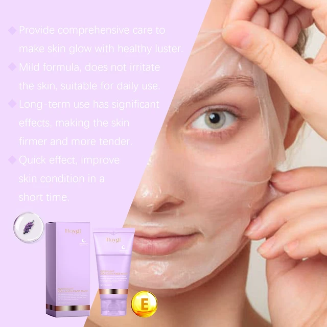 Alt view image 3 of 5 - Collagen Peel-Off Mask Hydrating Moisturizing Daily Facial Care for Sensitive Skin