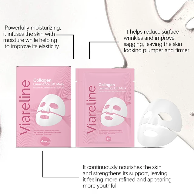 Alt view image 3 of 5 - Revitalizing & Nourishing Formula, Collagen Hydrating Face Mask - 3-in-1 Soft