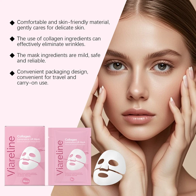 Alt view image 2 of 5 - Revitalizing & Nourishing Formula, Collagen Hydrating Face Mask - 3-in-1 Soft