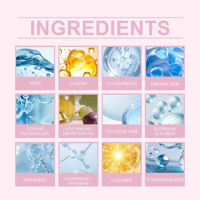 Alt view image 4 of 5 - Revitalizing & Nourishing Formula, Collagen Hydrating Face Mask - 3-in-1 Soft