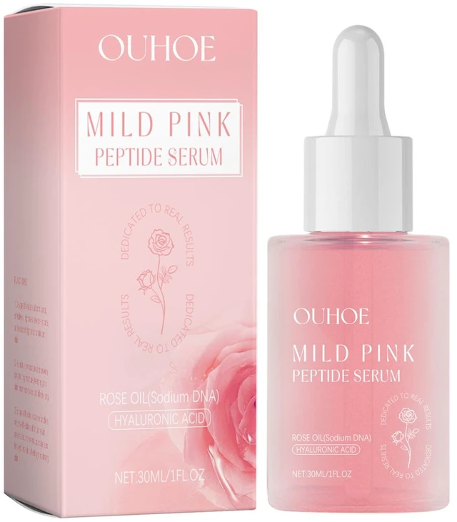 Main image of Whitening & Skin Repair Serum for Delicate Complexion, Brightening, Rose Peptide Facial Essence - Moisturizing