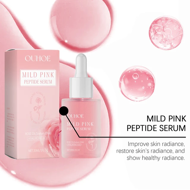 Alt view image 3 of 6 - Whitening & Skin Repair Serum for Delicate Complexion, Brightening, Rose Peptide Facial Essence - Moisturizing