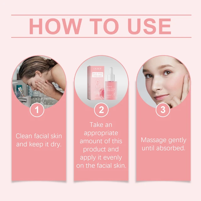 Alt view image 6 of 6 - Whitening & Skin Repair Serum for Delicate Complexion, Brightening, Rose Peptide Facial Essence - Moisturizing