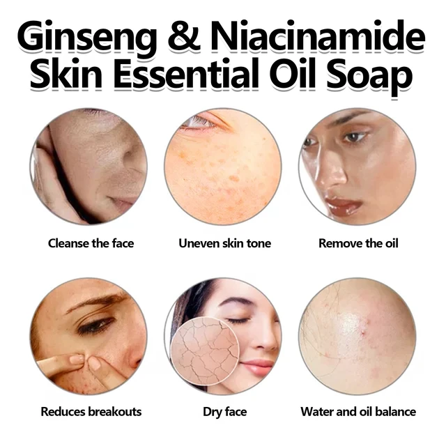 Alt view image 4 of 6 - Hydrating & Cleansing, Acne Fading, Ginseng Oil Soap for Skin Barrier Repair
