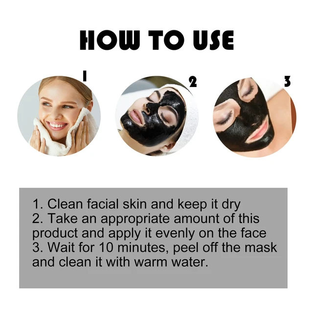 Alt view image 6 of 6 - Hydrating & Gentle Moisturizing Skincare, Bamboo Charcoal Purifying Face Mask - Deep Clean
