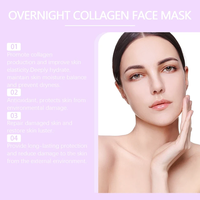 Alt view image 2 of 5 - Collagen Peel-Off Mask Hydrating Moisturizing Daily Facial Care for Sensitive Skin