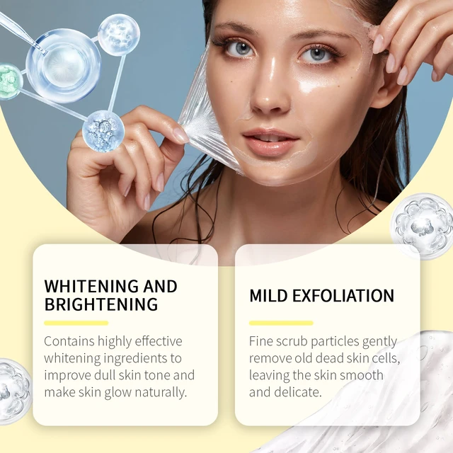 Alt view image 3 of 6 - Non-Tight Moisturizing Skin Tone Enhancer, Gentle Tear Mask - Hydrating & Brightening Facial Care