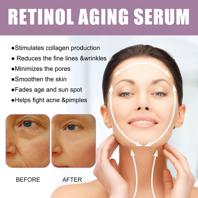 Alt view image 4 of 6 - Nourishing Smooth Skin Anti-Wrinkle Essence, Firming & Reducing Fine Lines, Retinol Serum for Face