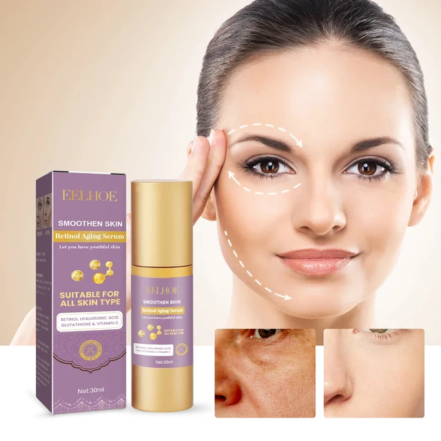 Alt view image 2 of 6 - Nourishing Smooth Skin Anti-Wrinkle Essence, Firming & Reducing Fine Lines, Retinol Serum for Face