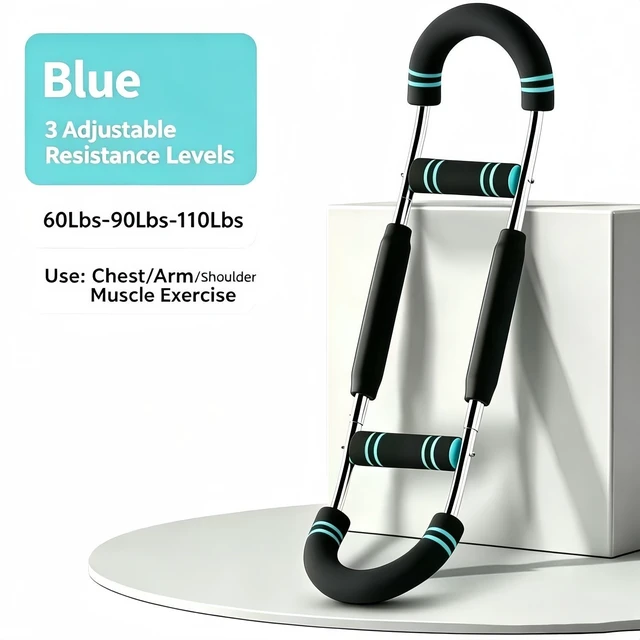 Alt view image 2 of 7 - Twister Arm Trainer Adjustable Chest Exerciser Upper Body Workout Men Women Home