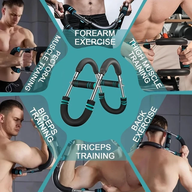 Alt view image 7 of 7 - Twister Arm Trainer Adjustable Chest Exerciser Upper Body Workout Men Women Home