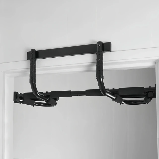Alt view image 2 of 7 - Doorway Chin Up Bar Pull Up Bar Sit Up Mutil-Function Home Gym 440 lb Capacity