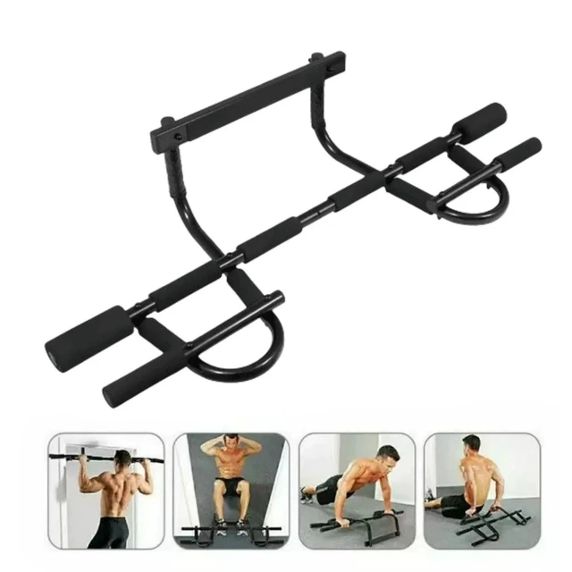Alt view image 5 of 7 - Doorway Chin Up Bar Pull Up Bar Sit Up Mutil-Function Home Gym 440 lb Capacity