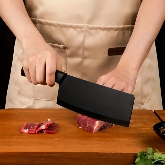 Alt view image 6 of 7 - 3 Piece Kitchen Knife Set Stainless Steel Chef Utility Paring Chopping Meat USA