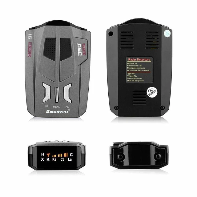 Main image of Car Trucker Speed Voice Alert Warning 16 Band 360 Degree V9 Laser Radar Detector