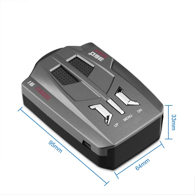 Alt view image 6 of 7 - Car Trucker Speed Voice Alert Warning 16 Band 360 Degree V9 Laser Radar Detector