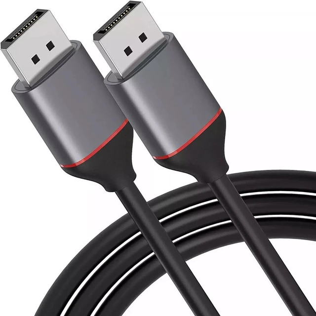 Main image of Displayport to Display Port Cable DP Male to Male Cord 4K HD Latches 6.6ft/10ft