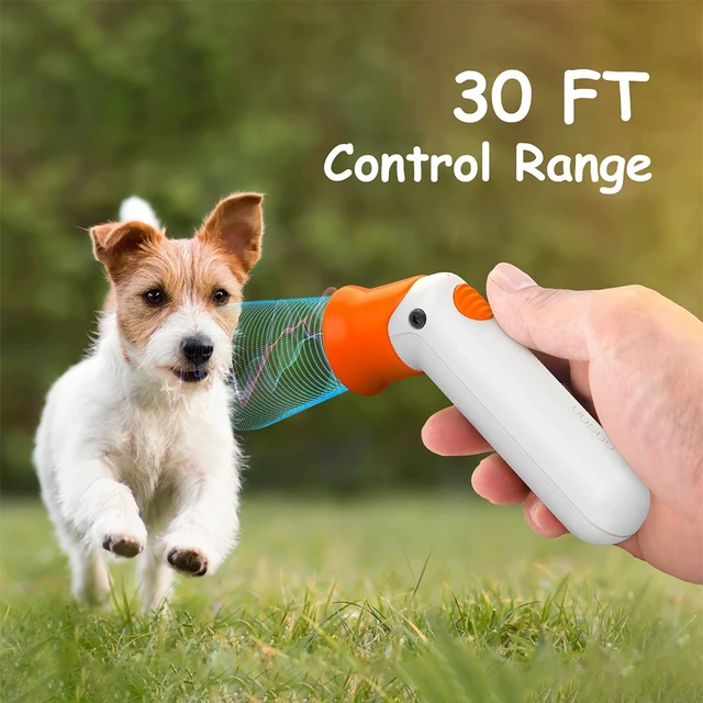 Alt view image 3 of 7 - Ultra Sonic Dog Bark Control Repeller Trainer Device with LED Light for Training