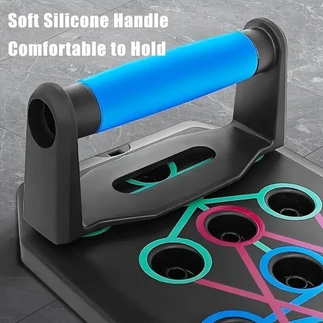 Alt view image 6 of 7 - 28 in 1 Push Up Rack Board System Fitness Workout Train Home Gym Exercise Stands