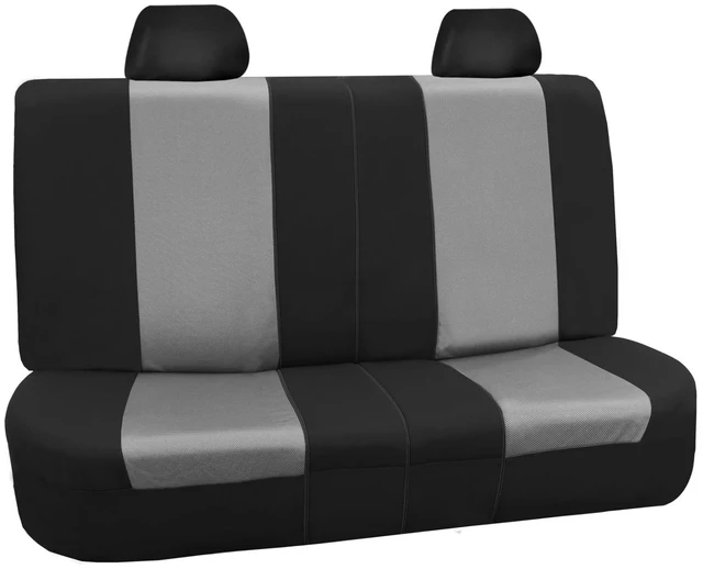 Alt view image 3 of 7 - Breathable Twill Rear Bench Car Seat Cover Split 60/40 Protector For Honda