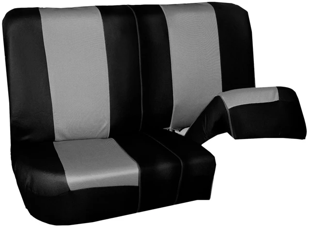 Alt view image 7 of 7 - Breathable Twill Rear Bench Car Seat Cover Split 60/40 Protector For Honda