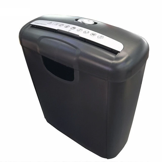 Alt view image 3 of 5 - 6-Sheet Strip-Cut CD and Credit Card Shredder 10L for Home and Office Safety