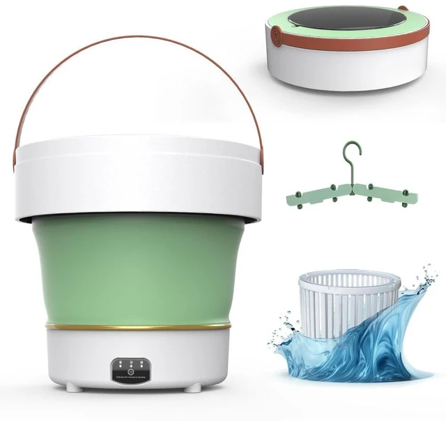 Main image of 9Litre Portable Mini Washing Foldable Machine for Round Body Baby Clothes Pet