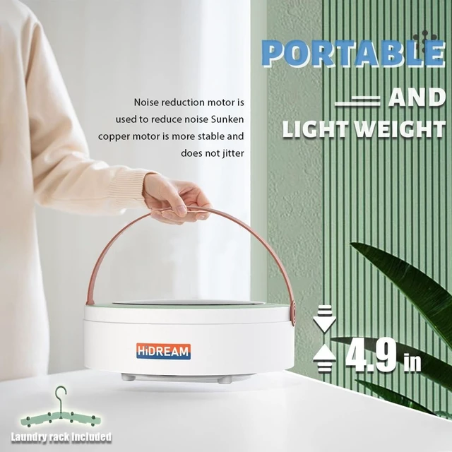 Alt view image 7 of 7 - 9Litre Portable Mini Washing Foldable Machine for Round Body Baby Clothes Pet