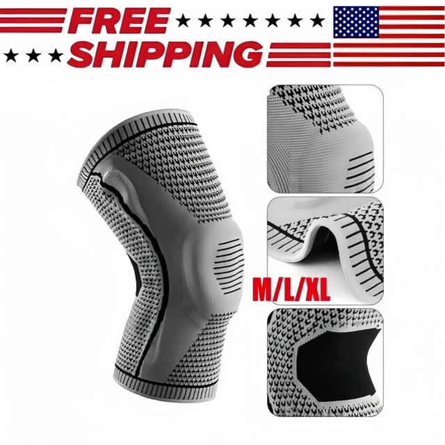 Main image of Knee Sleeves Compression Brace Support Sport Joint Injury Pain Arthritis Relief