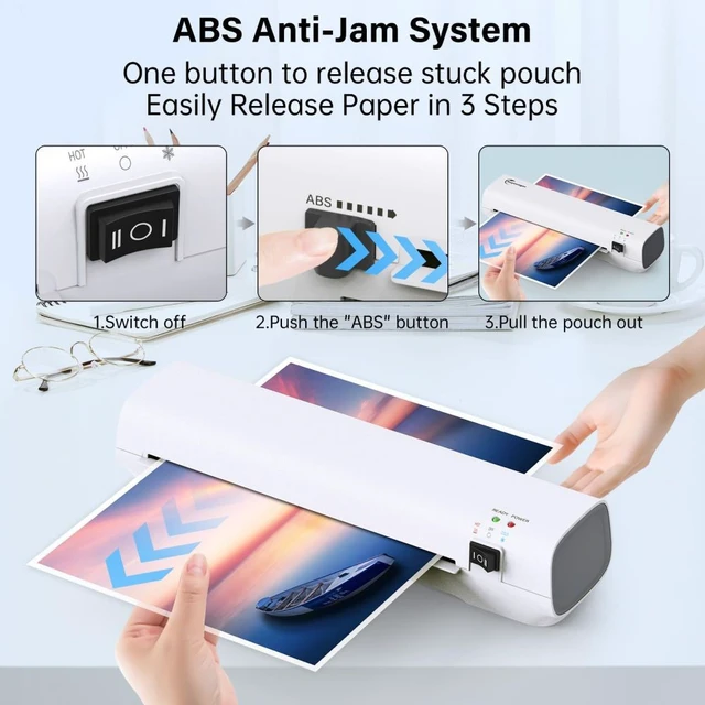Alt view image 4 of 7 - 100pcs Laminating Sheets A4/A5/A6 Thermal Laminating Machine for School Office