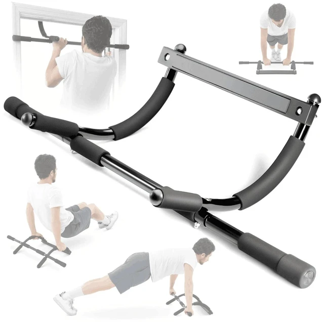 Main image of Pull Up Bar for Doorway Heavy Duty Adjustable Chin Up Bar Home Gym Workout 330lb