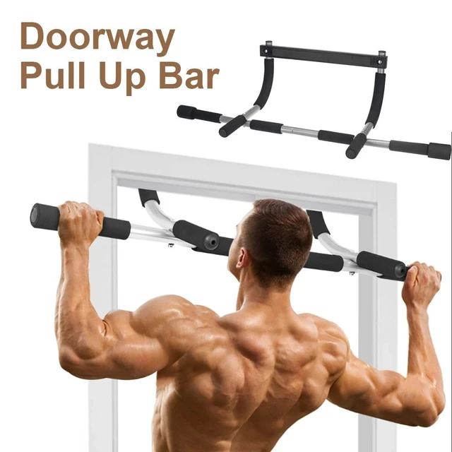 Alt view image 4 of 7 - Pull Up Bar for Doorway Heavy Duty Adjustable Chin Up Bar Home Gym Workout 330lb