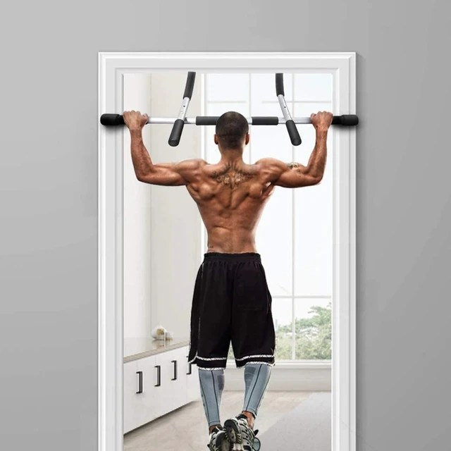 Alt view image 7 of 7 - Pull Up Bar for Doorway Heavy Duty Adjustable Chin Up Bar Home Gym Workout 330lb