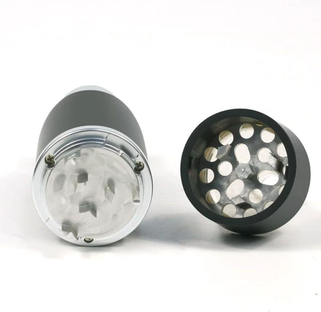 Alt view image 3 of 6 - Manual Coffee Bean Grinder, Portable Hand Crank Mill, Manual Aluminum Alloy Grinder. It is a detachable and washable one-handed grinder. Automatic Connector Roller (Black)